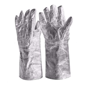 Guantes DE SEGURIDAD DE CUERO resistentes a chispas de alta calidad, retardantes del calor, de mejor rendimiento para trabajos de soldadura industrial - Product Image 4