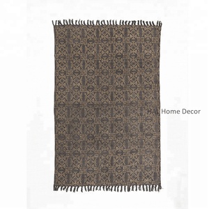 Tapis de prière musulmane indienne, accessoire de Yoga en plein air pour enfants, tissé à la main, pour prière islamique, vente en gros - Product Image 3