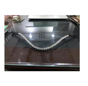 Banda para la Frente de Caballo de Cristal de 8 mm de Primera Calidad, Hecha con Cuero DD de Alta Calidad, Duradera y Elegante - Product Image 1