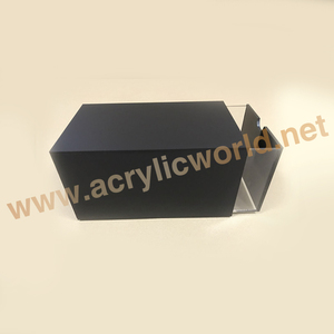 Organizador de escritorio de acrílico negro para hotel, con soporte para cajón, proveedor de china - Product Image 4