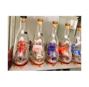 Recipiente de Cristal Artesanal en Botella/ Envíos en Botellas para Recuerdo/ Recuerdo Natural (0084587176063 WS Sandy) - Product Image 1