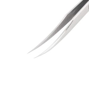 ODM OEM Venta al por Mayor de Pinzas Curvas Personalizadas de 2 Piezas con Punta Puntiaguda, Juego de Pinzas de Acero Inoxidable para Pestañas - Product Image 5