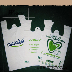 1% D2W/EPI Oxo-Bio เสื้อยืดถุงพลาสติก - Product Image 1