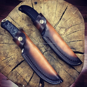 Arreglar hoja de cuchillo de caza, cuchillo hecho de cuero de vaca - Product Image 2