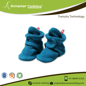 Private Label Newborn Infant Baby <b>Booties</b> Manufacturer in India - Baby Girl Boots Wholesale Factory Price Cotton Fabric - Product Image 2