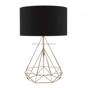 Lámpara de mesa de alambre de cobre moderna - Product Image 1