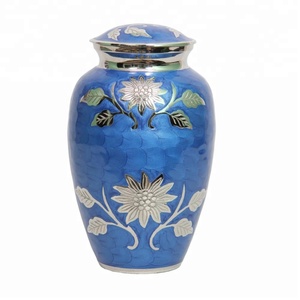 Urnas florales de bronce azulado - Product Image 1