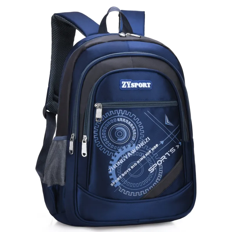 Unisex ราคาถูกกันน้ำแฟนซี600D ไนลอนเด็กกระเป๋าเป้สะพายหลังโรงเรียนกระเป๋า