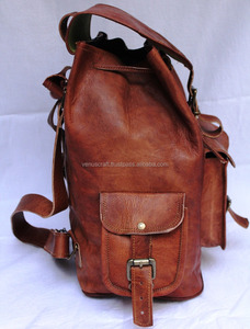 Migliore qualità Unisex 100% in vera pelle zaino da <span class=keywords><strong>Trekking</strong></span> in vera pelle Casual resistente borsa in vera pelle prodotto elegante borse da viaggio - Product Image 4