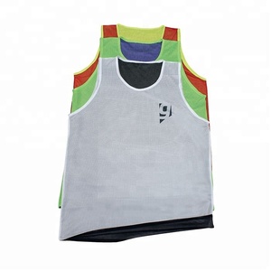 High Quality Reversible Soccer <b>Training</b> Vest <b>Bibs</b> GISCO / CUSTOM Brand Model 53206-53207-53208 Made in in - Product Image 1