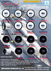 Manómetro de presión de aceite para coche, pantalla Led de 52mm, color negro, para automóvil - Product Image 5