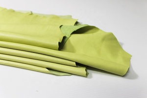 หนังแกะแบบวินเทจสีมะนาวอ่อนหนังแนปาหนังนิ่มสำหรับเฟอร์นิเจอร์โซฟางานฝีมือแฟชั่นขายส่ง - Product Image 5