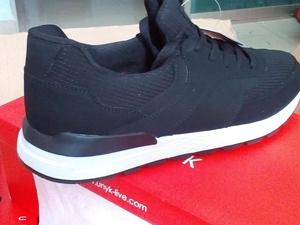 รองเท้าผ้าใบกีฬาสำหรับผู้ชาย, รองเท้าผ้าใบออกกำลังกายแบบลำลองมีป้ายติดแบรนด์ที่เหลือคุณภาพระดับพรีเมียมมีห่วงตะขอสำหรับฤดูร้อน/ฤดูหนาว - Product Image 3