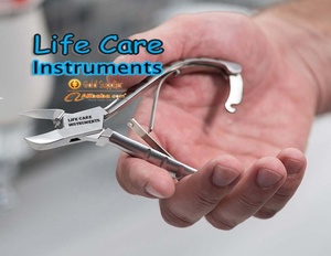 Alicates para uñas encarnadas profesionales para diabéticos de alta resistencia con cubierta de cuero Alicates y cortador de uñas autoclavables de acero inoxidable - Product Image 4