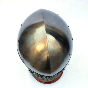 Alta calidad venta Medieval antiguas Vintage Camail Aventail Viking portátil casco con la nariz guardia SAIWH913 - Product Image 4