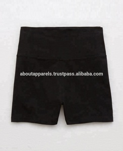 Short de survêtement vierge de compression pour femmes, vêtements de sport, en polaire, de Yoga, à la mode, vente en gros, nouveauté tendance, - Product Image 4