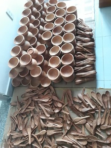 ชามไม้มะพร้าวธรรมชาติเป็นมิตรกับสิ่งแวดล้อม/ชามกะลามะพร้าวฟรีโลโก้ - Product Image 3