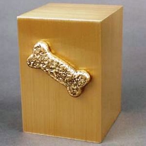 Brassworld inde Unique Style américain fournitures funéraires en bois/métal urne boîte os animal de compagnie crémation laiton urne cendres mémorial - Product Image 4