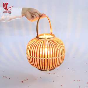 Luz colgante redonda de bambú al por mayor - Product Image 5