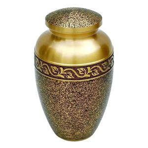 Vajilla Redonda de Latón Estilo Americano para Adultos, Bañada en Oro y Pintada, Estilo Antiguo - Product Image 1