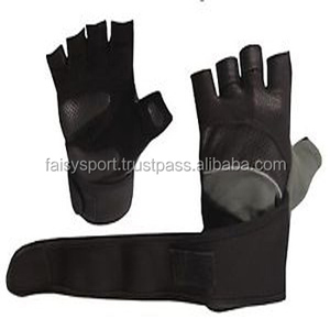 Gym Exercise <b>Gloves</b> Weightlifting Powerlifting <b>Gloves</b> Sport Fitness <b>Fingerless</b> with Wrist Support Black 2024 Design - Product Image 2