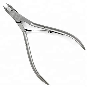 Coupe-ongles/pince à cuticules à ressort unique robuste manucure pédicure avec logo personnalisé et emballage - Product Image 2