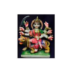 Estatua de mármol de diosa India Durga Maa - Product Image 1