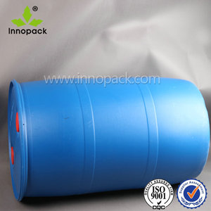 Fût en plastique de 200 litres avec couvercle fermé pour liquides et produits chimiques - Product Image 3