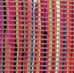 현대 양탄자 주문을 받아서 만들어진 양탄자 황마 편평한 직물 자연적인 Handmade dhurrie 인도 양탄자 양탄자