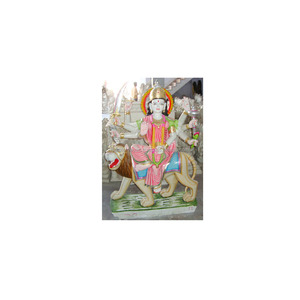 Marble Durga Mata Sculpture - Product Image 1
