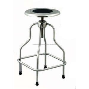 Fournitures de bar de luxe modernes Tabouret de bar en métal et acier inoxydable Tabouret de bar rond et autre pour hôtel et hôtel Siège fantaisie - Product Image 1