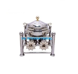 Restaurants Kitchen Tabletop Food Supplies Chafing Dish Wedding Party Tableware Decorative Catering <b>Serving</b> Chafing Dish - Product Image 1