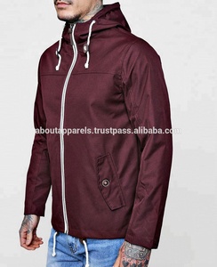 2022ใหม่อินเทรนด์แฟชั่นสีผสมผู้ชายครึ่งซิปไนลอนเสื้อกันลม - Product Image 3