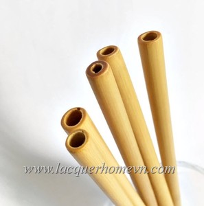 Pajita de bambú Natural y orgánico para beber, Pajita de bambú Natural - Product Image 2