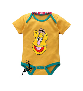Venta al por mayor de ropa de bebé de algodón orgánico de bambú para niños pequeños Mono blanco liso para recién nacidos con diseño sonriente en Ali Express - Product Image 3