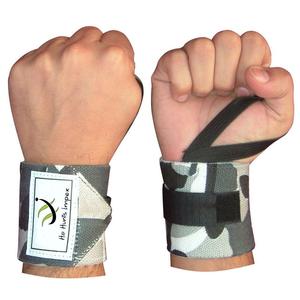 สายรัดข้อมือยกน้ำหนักแบบปรับได้พร้อมนีโอพรีนและผ้าฝ้าย 100% รองรับการใช้งานได้หลากหลาย - Product Image 1