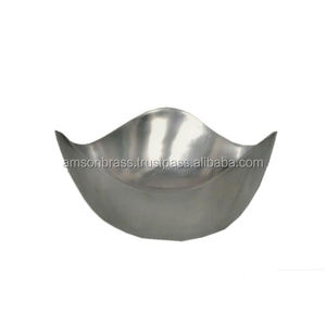 Bol à fruits en métal aluminium Plat de service de restaurant Bol à fruits Grande capacité Bols à salade de fruits en métal Soupe Riz - Product Image 1