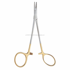 Stainless Steel Dental Needle Holders Surgical Forceps Neivert Needle Holder for <b>Plastic</b> Surgery - Product Image 2