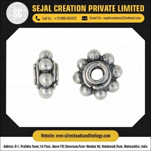 B28 perles d'argent en vrac bijoux en métal sterling pour le type d'utilisation perles d'argent - Product Image 4