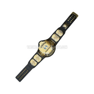 Wing eagle – ceinture de championnat en cuir véritable, double plaqué, logo personnalisé professionnel, vente en gros - Product Image 2