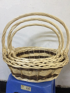 Cesta de Mimbre Ovalada de Ratán Natural GIA GIA NGUYEN - Estilo Clásico Sostenible, Tamaño Personalizado, Cesta de Almacenamiento a Precio Muy Económico - Product Image 3