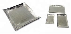 Nouveau design gravé de forme ronde en métal aluminium plateau de service alimentaire affichage de fruits avec personnalisation disponible - Product Image 6