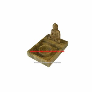 เชิงเทียนหินสบู่ทำมือ - Product Image 1