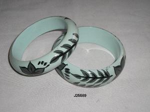 Pulsera de resina de trabajo curvo de estilo floral de alta calidad, joyería India para mujeres y niñas, disponible en todos los colores, brazaletes de moda - Product Image 4