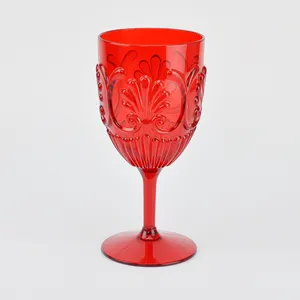 2018 New Launch Pattern Design Red Wine Glass Cup