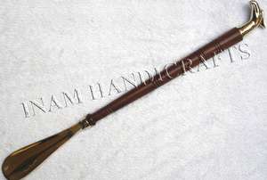 ที่โกยรองเท้าด้ามไม้และทองเหลืองรูปนกอินทรี คุณภาพเยี่ยม - Product Image 2