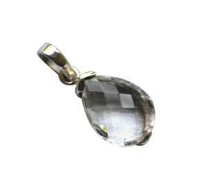 Pendentif lustre en pierres précieuses en argent sterling 925 de style personnalisé Pendentifs à breloque uniques pour style personnalisé - Product Image 1