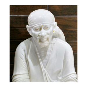 Natural Marble Sai Baba Idol Statue - Product Image 1