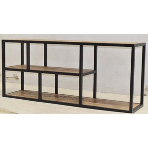 Mobilier industriel vintage en bois et métal pour la maison, appartement, hôtel, loisirs, boutique, supermarché, salon, vitrine au design moderne - Product Image 2