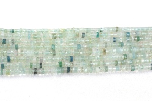 สร้อยพลอยอะความารีนจากธรรมชาติ1เส้นลูกปัดอัญมณีสำหรับเดือนมีนาคม - Product Image 3